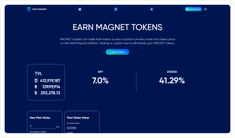 Yield Magnet - Decentralized Marketplace for DeFi